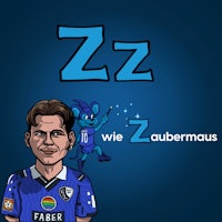 a cartoon of a soccer player with the word zz